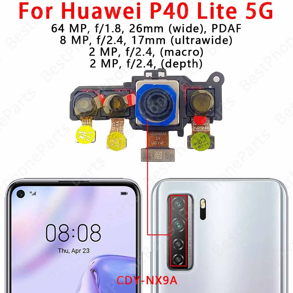 Écran LCD Tactile Avec Cadre Huawei P40 Lite (JNY-LX1) - Incl. Batterie Et Pièces 02353KGA Vert