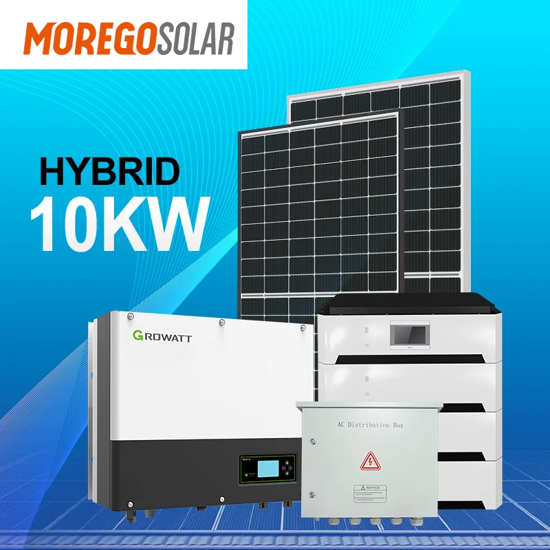 Sistema Di Energia Solare Ibrido Moregosolar Sistema Di Accumulo Di Energia Solare 5Kw 10Kw Con Batteria Di Accumulo Growatt Da 6Kwh