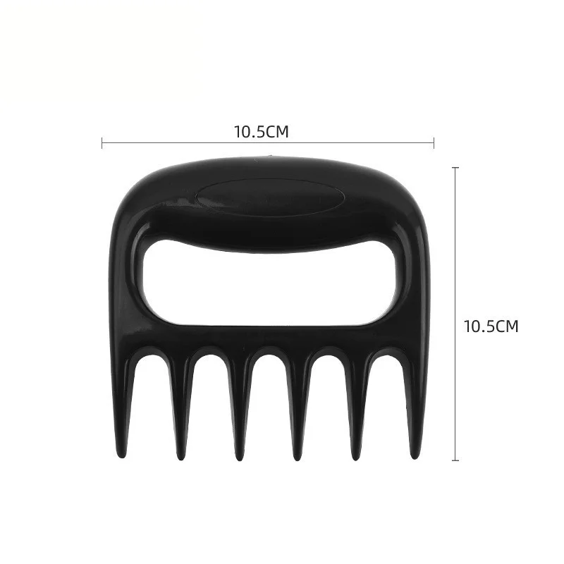 1/2/4PCS Bear Claw Quick Meat Tearer Black Bear Claw Meat Splitter Multifunctional Food Grade Processing BBQ Picnic Tool