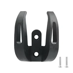 Heavy-Duty Nylon Double Hook for Scooter Storage and Accessories (Black)