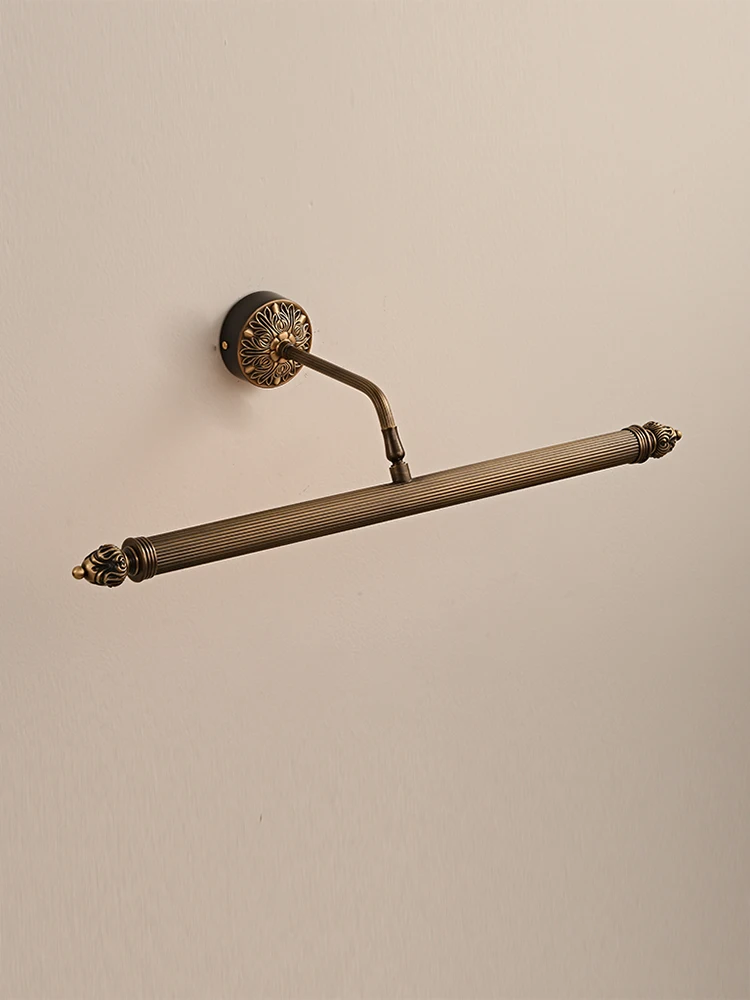 Brass special led lamp for bathroom mirror, villa living room hanging painting lamp, Nordic led wall lamp, Home Lighting
