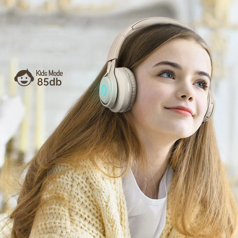 CASQUE KIDS SANS FIL BLUETOOTH ROSE ET VIOLET