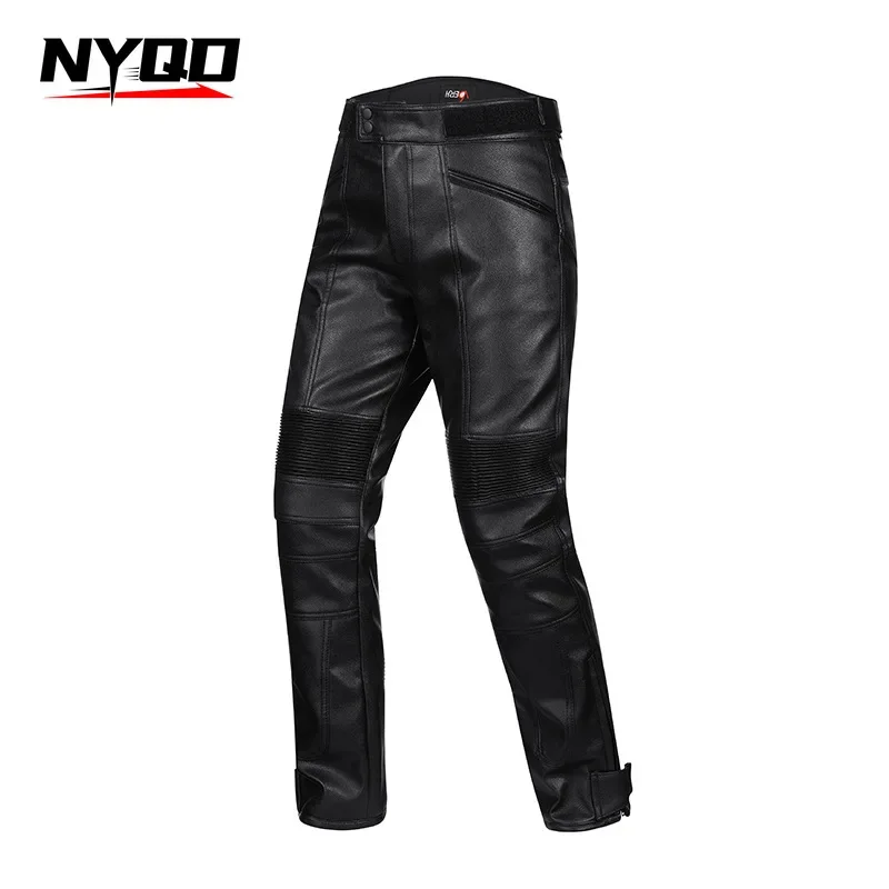 GHOST RACING Winter Motorcycle Jacket PU Leather Chaqueta Moto Men's Waterproof Motorcycle Set Jacket Men מעיל אופנוע