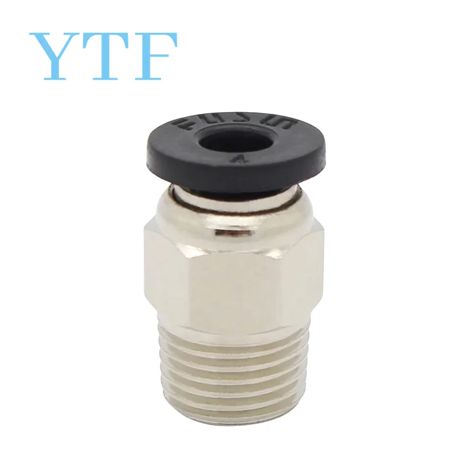 5pcs 3D Printer Parts Through V6 Quick Connector Feed Pipe Connector M4 Diameter M10 Thread Fittings PC4-01 - 4