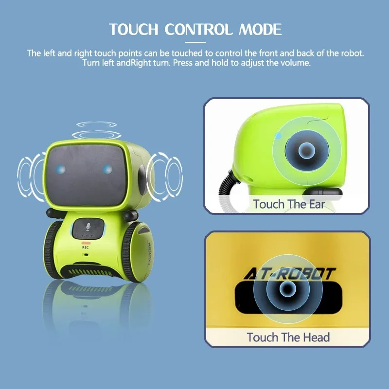 Sound Control Robot Voice Control Interactive Robot Cute Smart Robot Dance Voice Command Touch Control intelligent Dialogue Toy 4