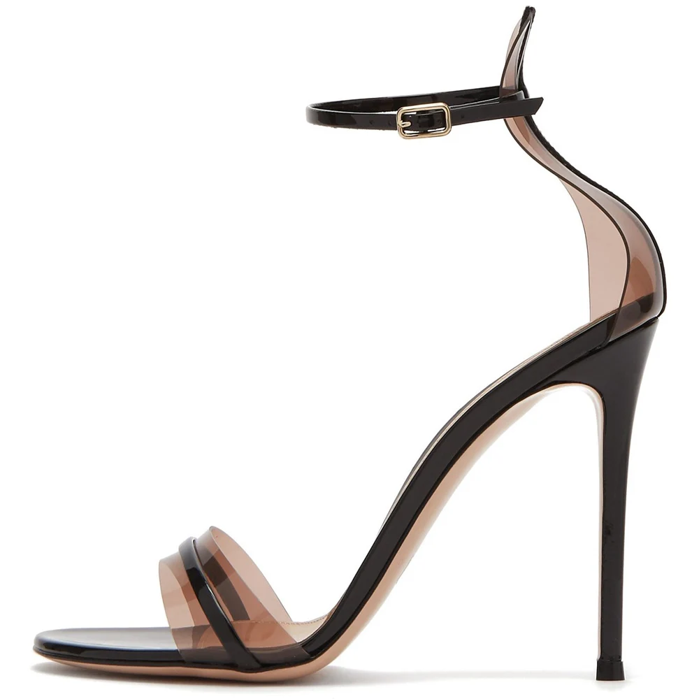 

Women Stiletto Thin High Heels Ankle Strap Sandals Sexy Evening Party Dress Shoes Fashion Ball Summer Lady Sandals 7-I-SL-1