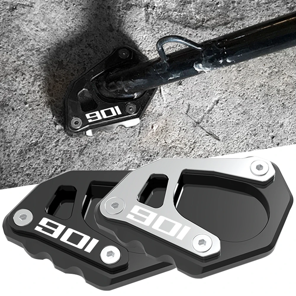 

Motorcycle CNC Kickstand Foot Side Stand Extension Support Plate Pad Fit For Husqvarna 901 Norden 901 Norden901 2021 2022 2023