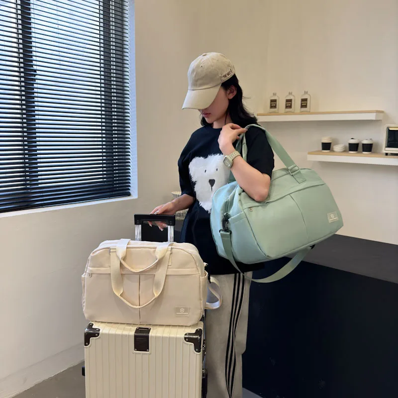 Extendable Travel Duffle Bag Large Multi-layer Luggage Handbag_voghion.com