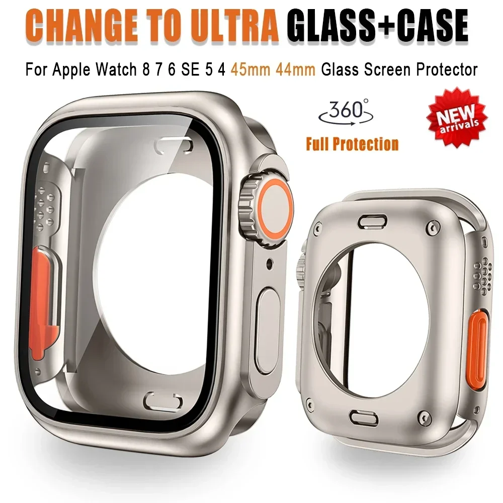 Premium Tempered Glass Full Screen Protector Case