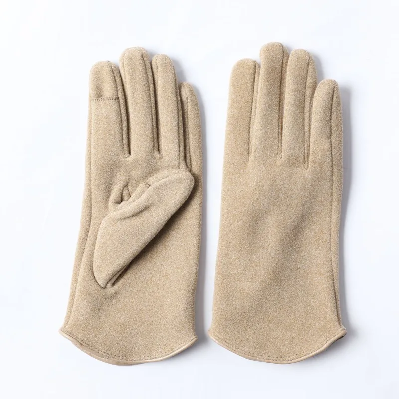 

Женские осенне-зимние теплые перчатки для вождения и верховой езды, корейские Зимние перчатки для сенсорных экранов, 2023