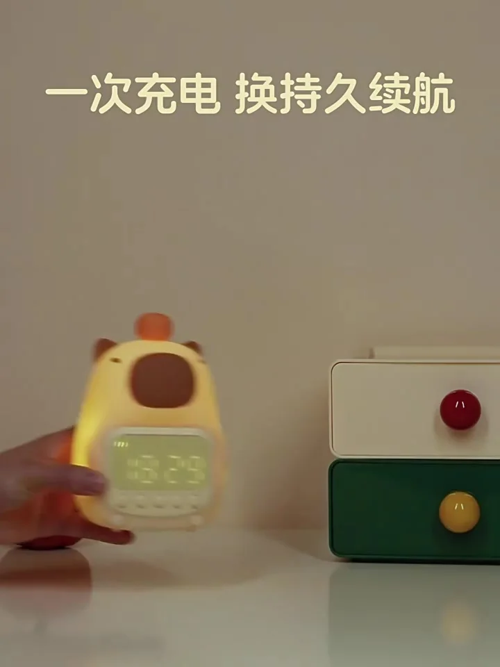 Capybara Led ナイトライトシリコーン充電式デジタル目覚まし時計調光可能なテーブルランプタイミング USB 充電子供の誕生日ギフト -  AliExpress 39 Capybaras目覚まし時計子供のための夜間照明USB充電式動物ランプタッチは、調光と睡眠タイマーで活性化されていますCapyba