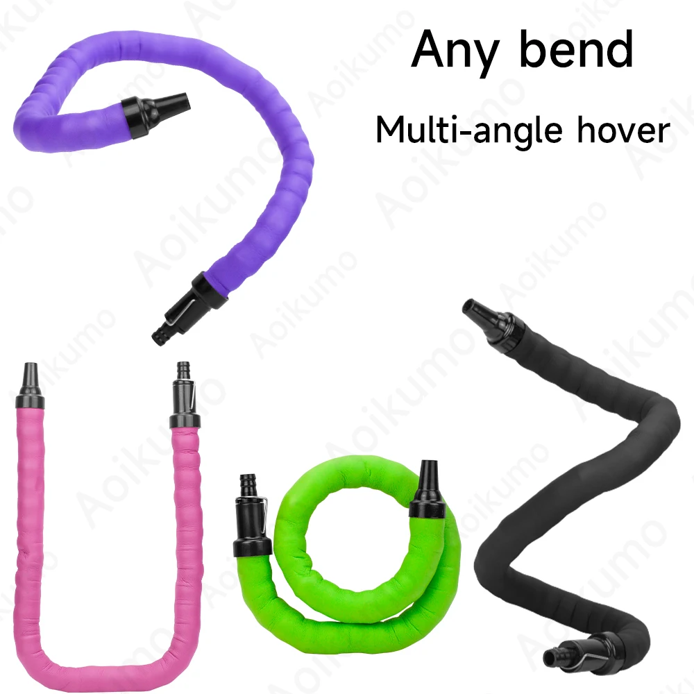 Flexible Lazy Hookah Tube Bendable Silicone Hose Shisha Hookah Narguile Sheesha Chicha Cachimbas Nargile Accessories hookah accessories