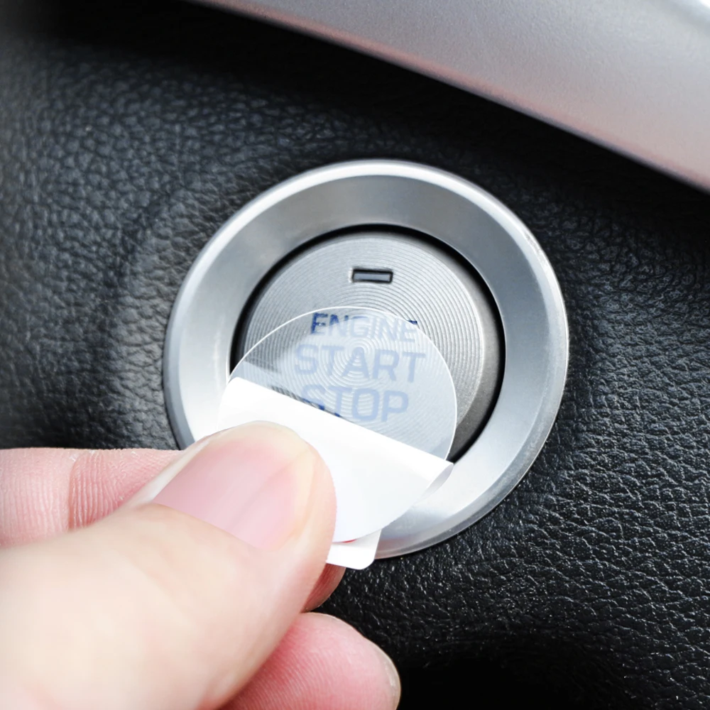 Auto Engine Start Stop Interruttore Pulsante Pellicola Protettiva Per Jaguar Xf Xe F-Pace X-Type Xj E-Pace S-Type Xel Xfl F X Xjl Xk