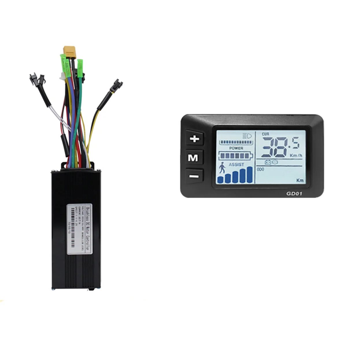 

Electric Bike 36V/48V 30A 750W 1000W 2 Model Sinewave Controller Ebike GD01 Display Ebike Conversion Kit