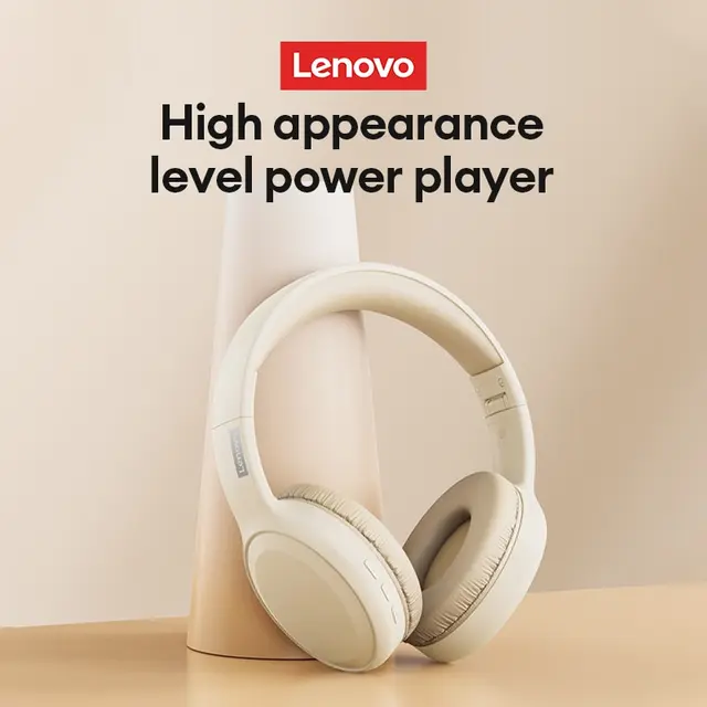 Lenovo TH30 Wireless Headphones Bluetooth 5.3 Earphones Foldable Gaming Headset Sport Headphone with Mic Music Earbuds 250mAh 4