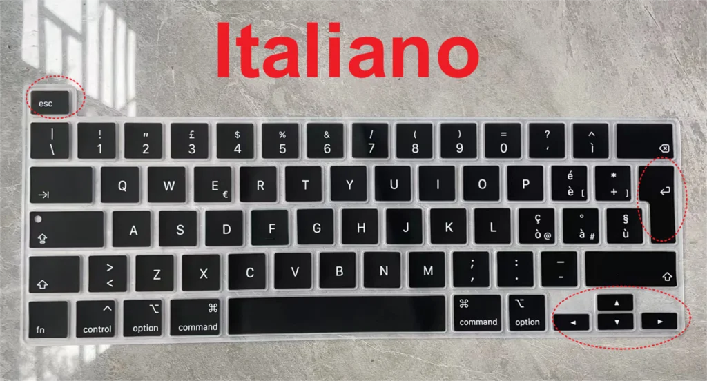Cover Per Tastiera Francese Italiana Italiana Per Macbook Pro 13 M2 2023 2022 2021 2020 M1 A2338 A2289 A2251 E Macbook Pro 16 2020 2019