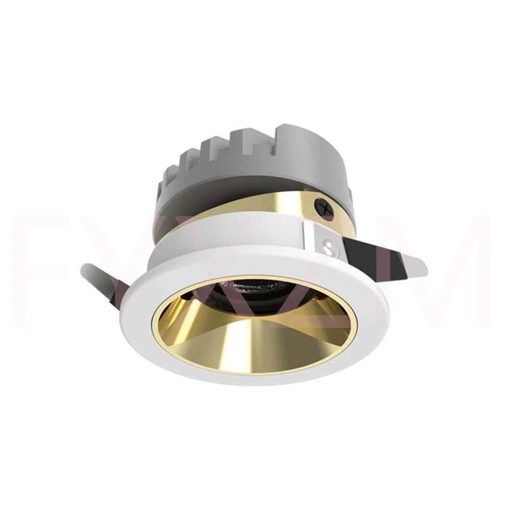 downlights High display index deep anti-glare Led Cob downlight narrow embedded ultra-thin 5W 7W 8W 12W 15W Led ceiling spotlight aluminum Ceiling led lights