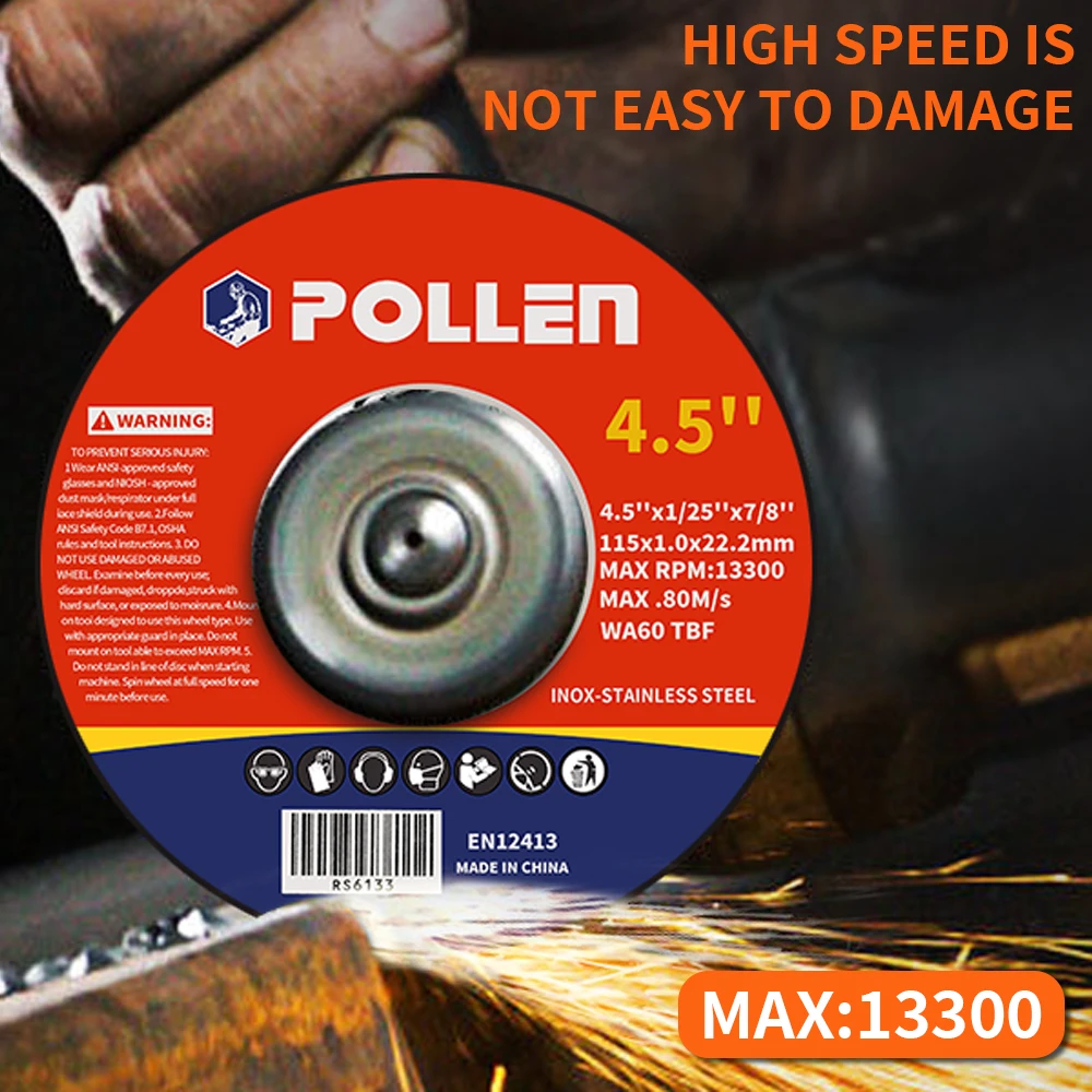 4.5 inch Metal Cut Off Wheel Cutting Disc for Angle Grinder Resin Disc 115mm Slice Grinding Blade Cutter for Iron 6-60pcs