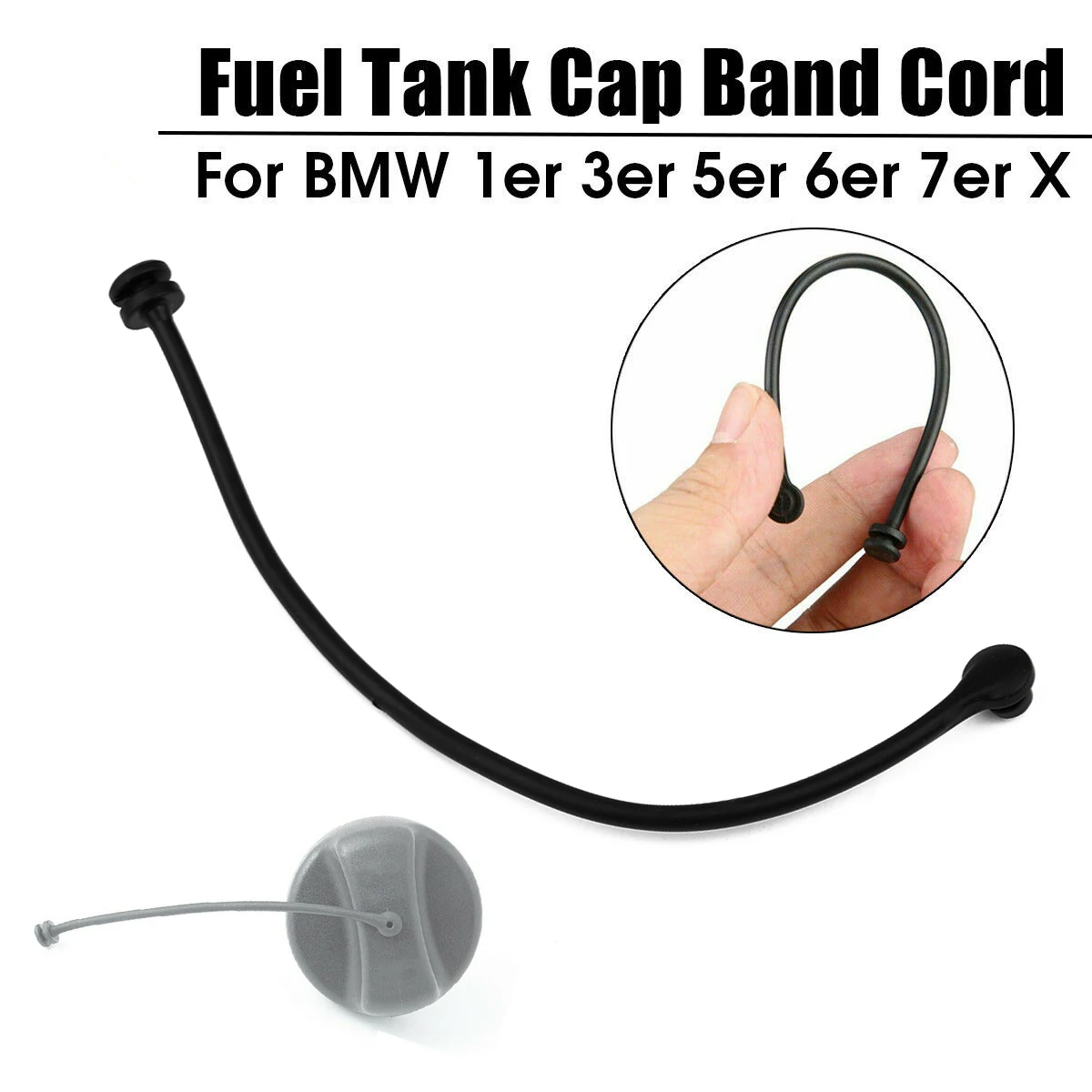 Kaufe 16117193372 Fuel Tank Cap Cord Tether For BMW 6 Series E64
