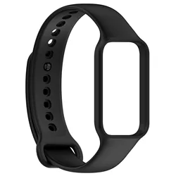 Versatile Silicone Strap with Frame Protector - Mi Band 8 Active (1)