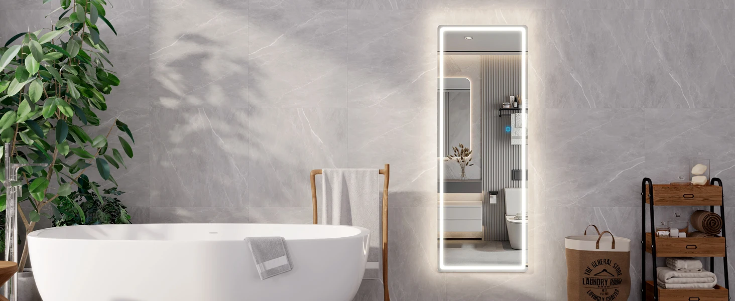 full length mirror with lights