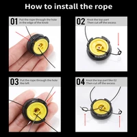 ATOP revolving buckle Base tight-loose buckle Shoe rope repair rotate button high quality security Cycling shoe repair parts 2