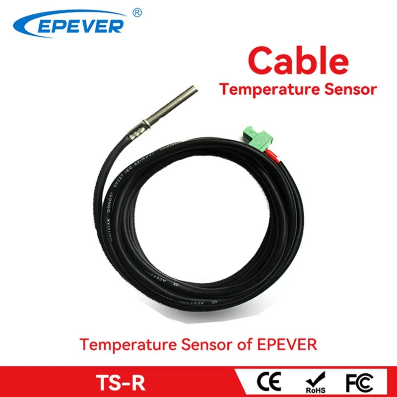 Epever-sensor de Temperatura Remoto Rts300r47k3.81a Ts-r Controlador Solar Epever Tracer Série an Tracer bn Landstar