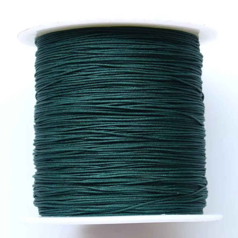 0.4mm Wholesale Jade Thread Hand-woven Bracelet Beaded String Wenwan Thread Dense Matte Rope Jewelry Making 