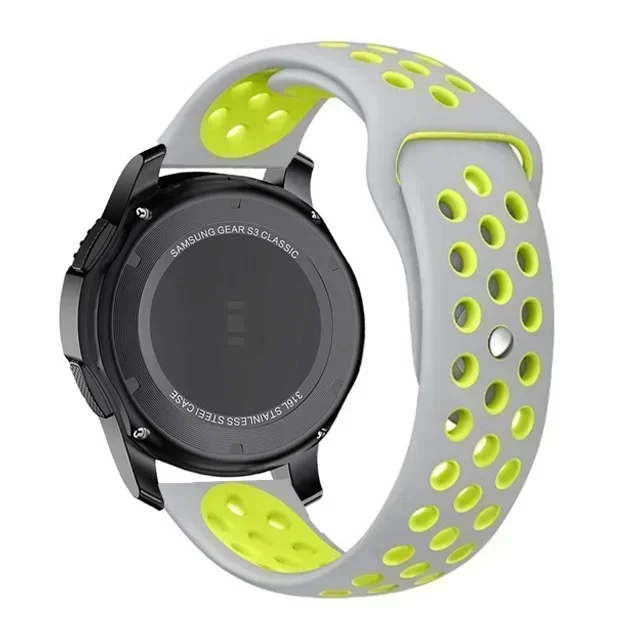 18mm Silicone Sport Watch Strap - Universal Fit Bracelet Band