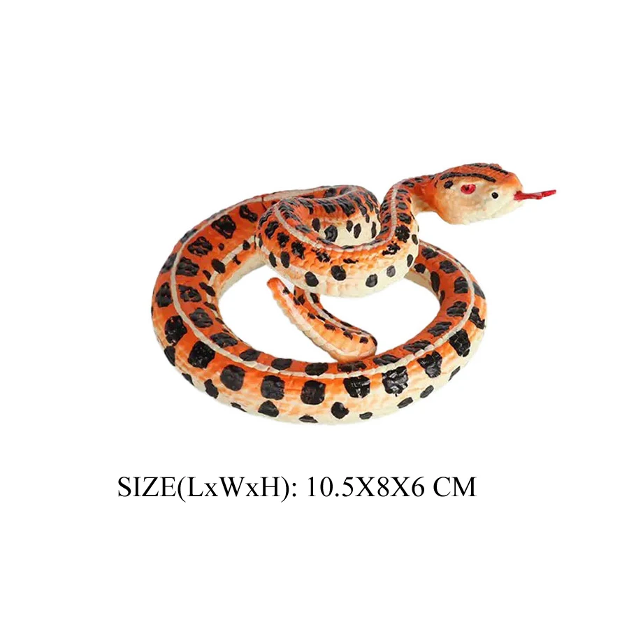 Realistische Wild Cobra Klapperschlange Python Cobra Schlange Boa Constrictor Coralsnake Wild Life Tiermodell Figuren Party Favor Dekor – Detail 24