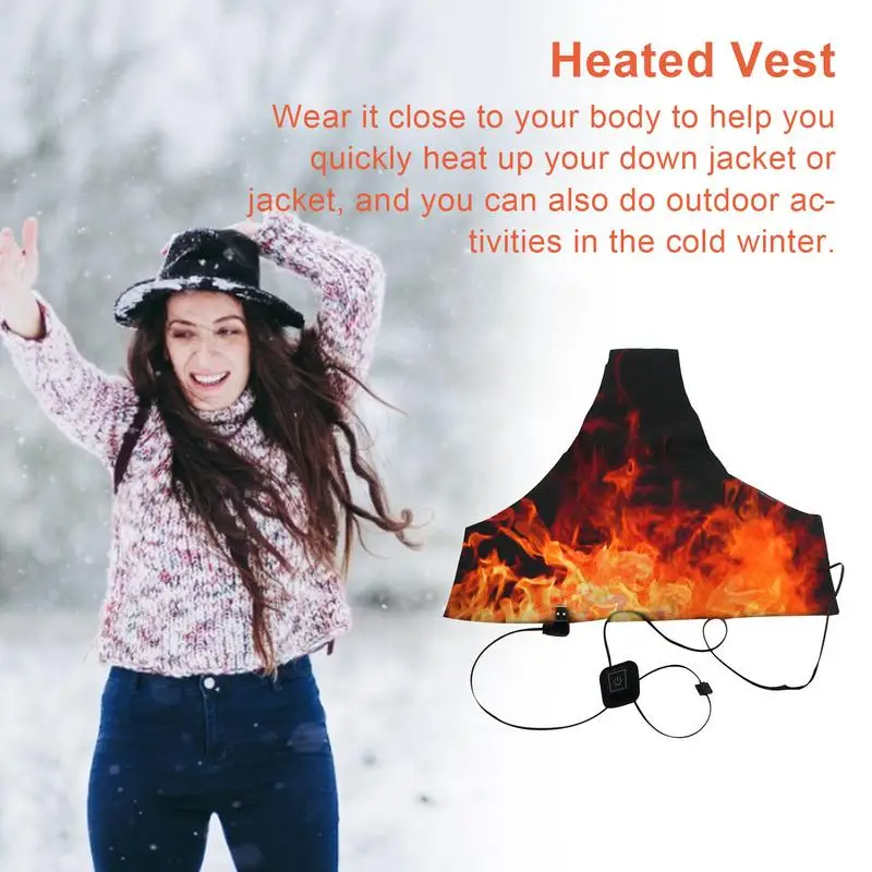 Heated Vest Heating Pad For Jacket USB Electric Cloth Heater Pad Quick Heating Warmer For Jacket Down Clothes heated jacket water backpack