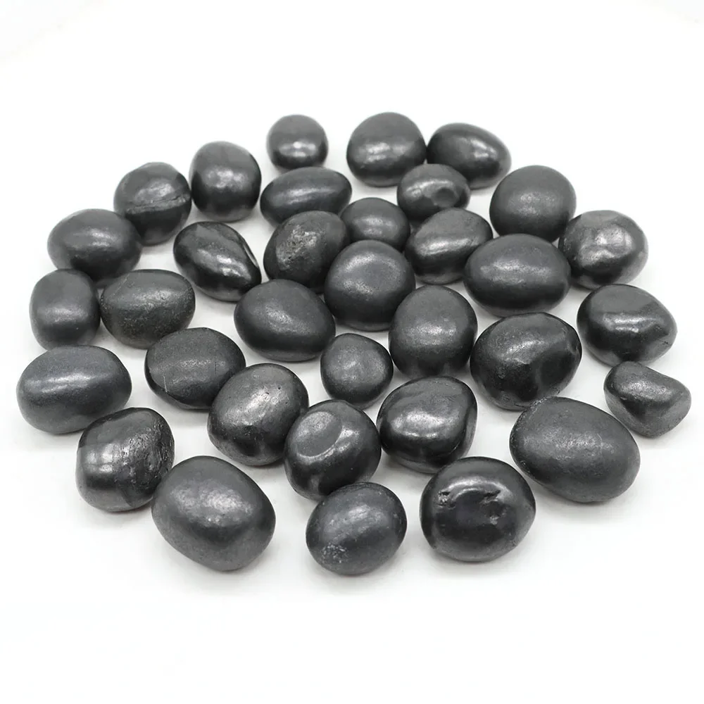 Natural Shungite Tumbled Stones for Water Cleaner Reiki Healing Crystal Energy Quartz Mineral Gemstone Home Aquarium Decoration tumbled stones,healing stones