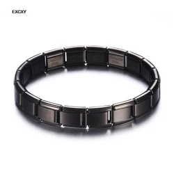 Stainless Steel Silver - Color Charm Bracelet - Trendy Unisex Daily Wear - 17.5cm (Silver)