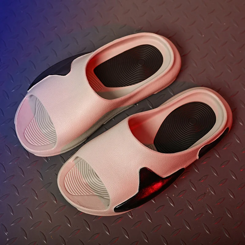 Tofflor för kvinnor och män Halkskydd med tjock sula Mjukt skum Sliders Tofflor för inomhus utomhus_voghion.com