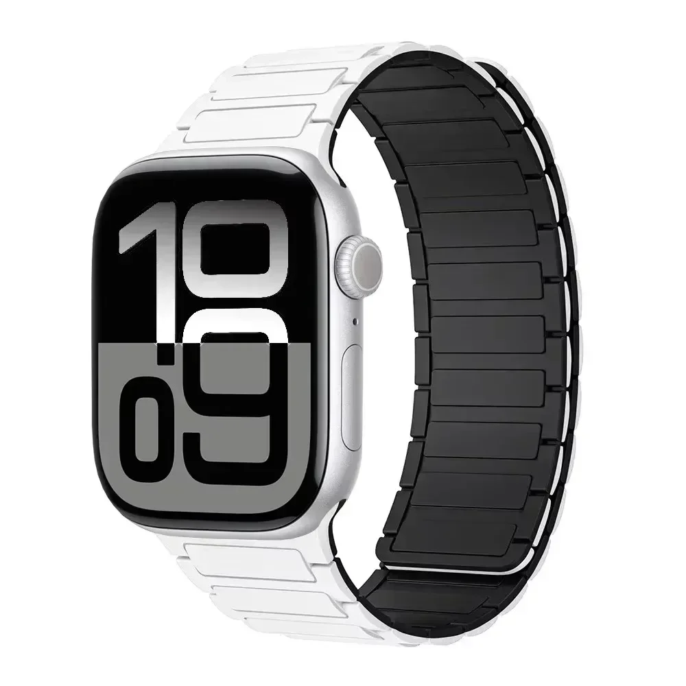 Premium Sports Silicone Magnetic Watch Strap Bracelet
