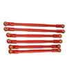8 Pcs Metal Link Rod Linkage Rear Trailing Arm Set for AXIAL RBX10 Ryft 1/10 RC Crawler Upgrade Parts Accessories 6
