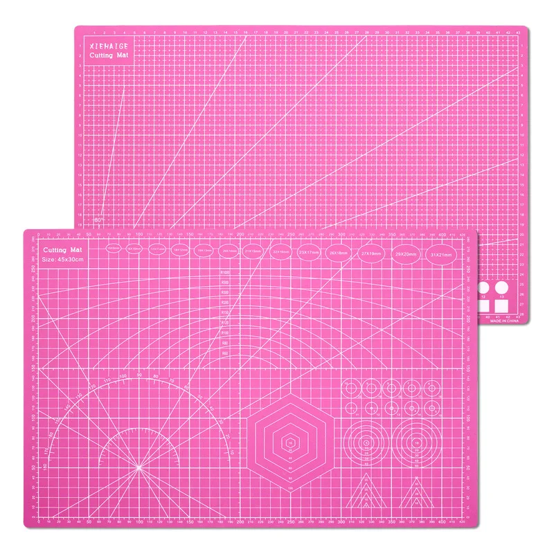Cutting Mat Cutting Pad A3 Cutting Pad Colors Cut Plate PVC Cutting Mat Model Clay Cut Pad Rubber Stamp Engraving Plate Workbench Patchwork DIY Board