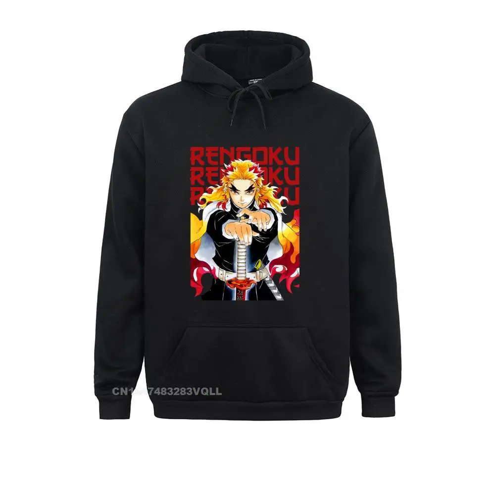 

Classic Japanese Art Rengoku Demon Hip Hop Long Sleeve Hoodies Labor Day Adult Sweatshirts Slim Fit Hoods Special