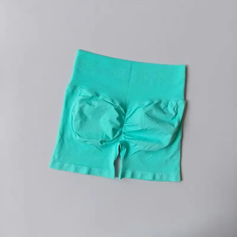 Women Fitness Workout Shorts Yoga High Waist Lift Butt Fitness Shorts Gym Running Sportswear Women Push Up Gym Leggings - Image 17
