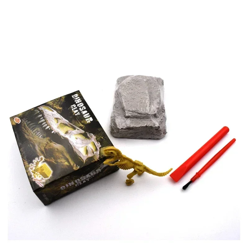 1PCS Dinosaur Fossils Simulation Tyrannosaurus Science Jurassic World Park DIY Archaeological Excavation Game Toys For Children 2