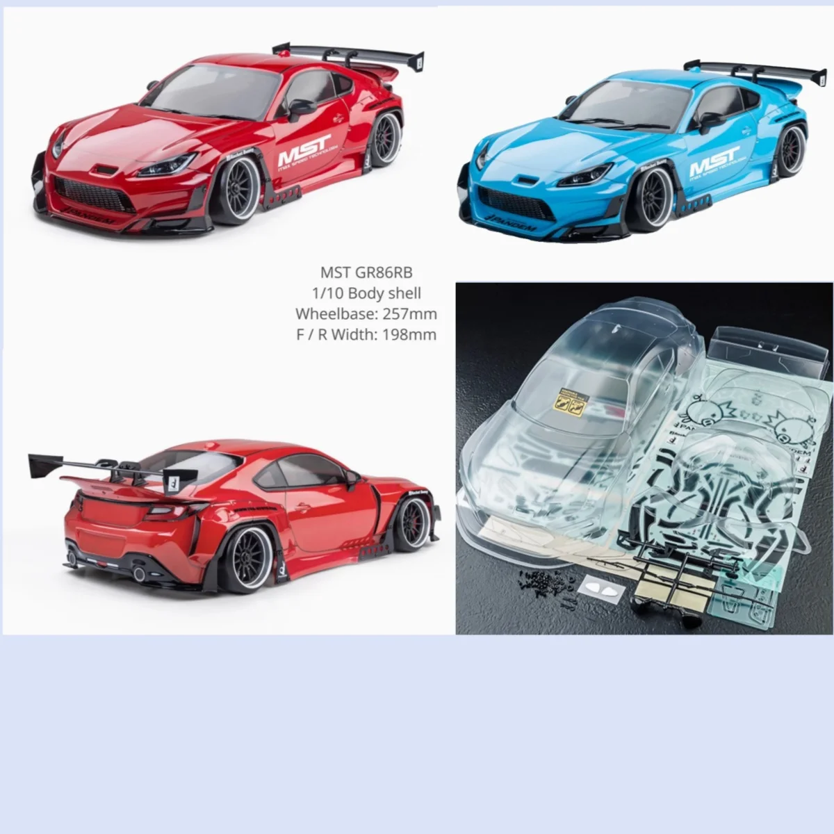 HPI ラジコン　1/10 HPI 1/10 RC Car BODY Shell NISSAN S13 Discount Tire CLEAR