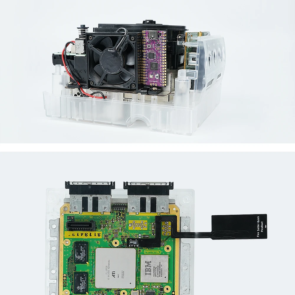 BiFunx-Kit de Raspberry Pi Pico para NGC Picoboot, Cable flexible con adaptador SD2SP2 Pro, GC2SD para consola de juegos NGC, DOL-001