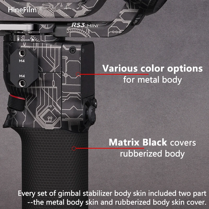 Dji rs3 miniジンバルステッカースキンfordji ronin s3 miniジンバル 