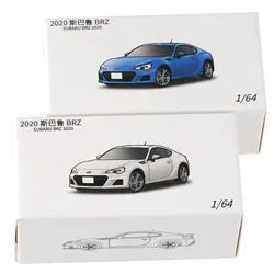 JKM 1/64 Subaru BRZ Two-door Sports Car Alloy Die-casting Car Model Boys' Toys Collect Ornaments Gift