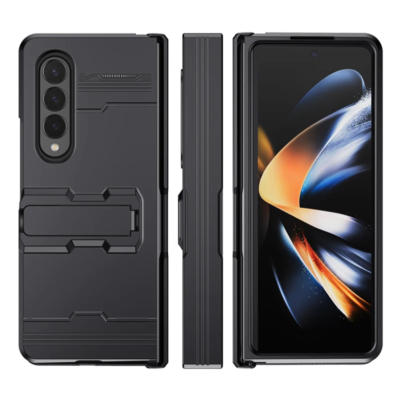 

For Samsung Galaxy Z Fold 4 5G Case Shockproof All-Inclusive Anti-drop Folding Kickstand Back Cover for Galaxy Z Fold 4 Case