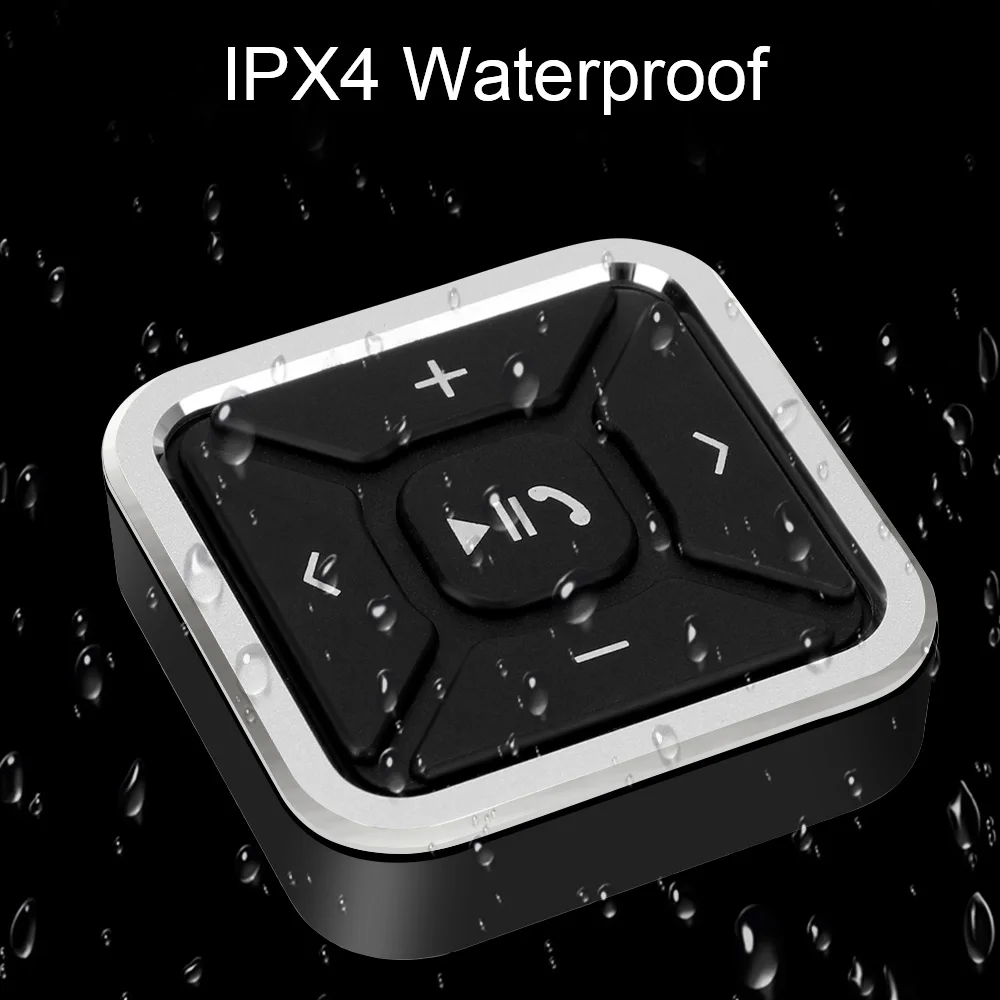 Wireless Bluetooth Steering Wheel Remote Control For Android IOS Media MP3 Music Player