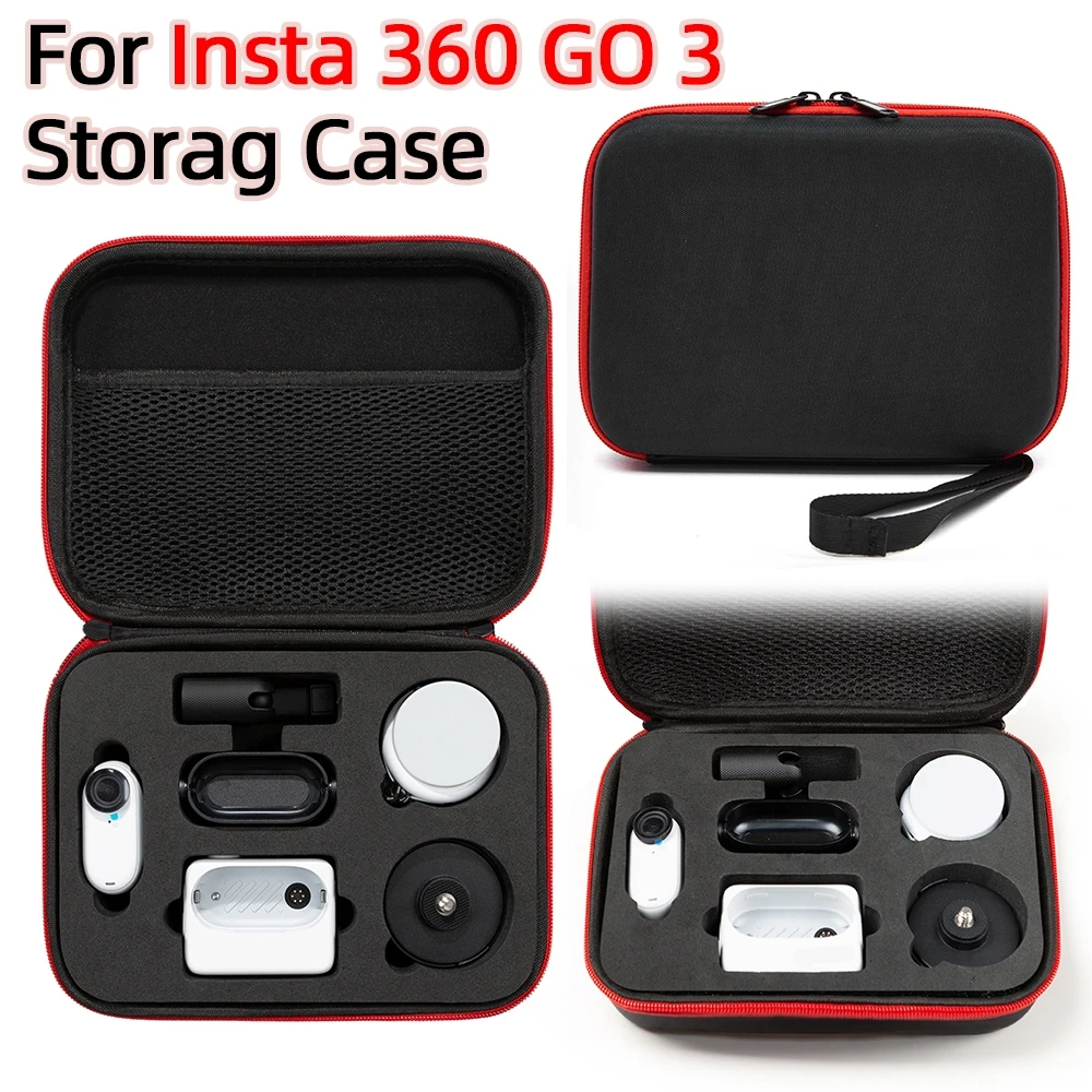 

For Insta 360 Go3 Sports Camera Storage Bag Large Capacity Storage Bag Camera Accessories