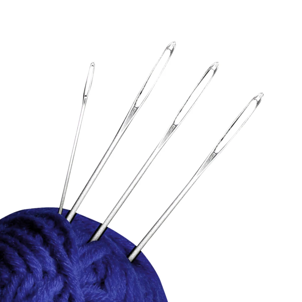 LMDZ 23 PCS Large Eye Sewing Needles Sewing Stitch Needle Yarn Knitting  Needles Hand Stitching Needle Fabric Cross Stitch Needle - AliExpress