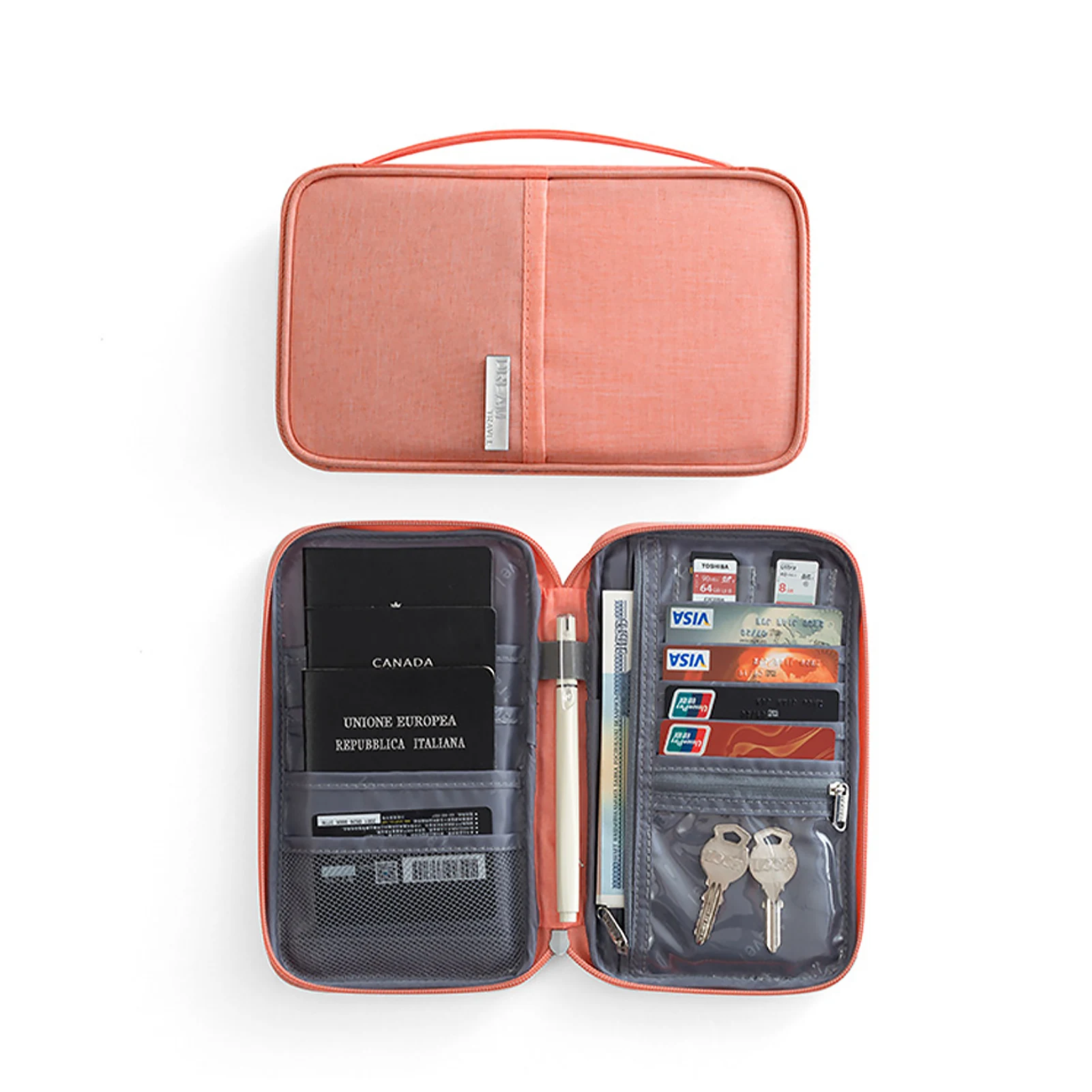 Porte-Cartes Voyage Bleu main image 0