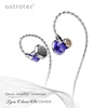 Astrotec Lyra Clover/Limited Flagship Flat Headset Hifi Wired Earphone Flat Head Plug Earburd Metal Music Headphones 6